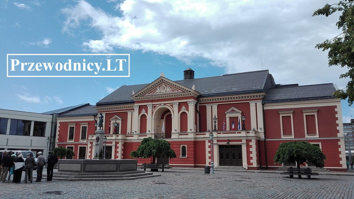 Klajpeda Litwa, plac teatralny